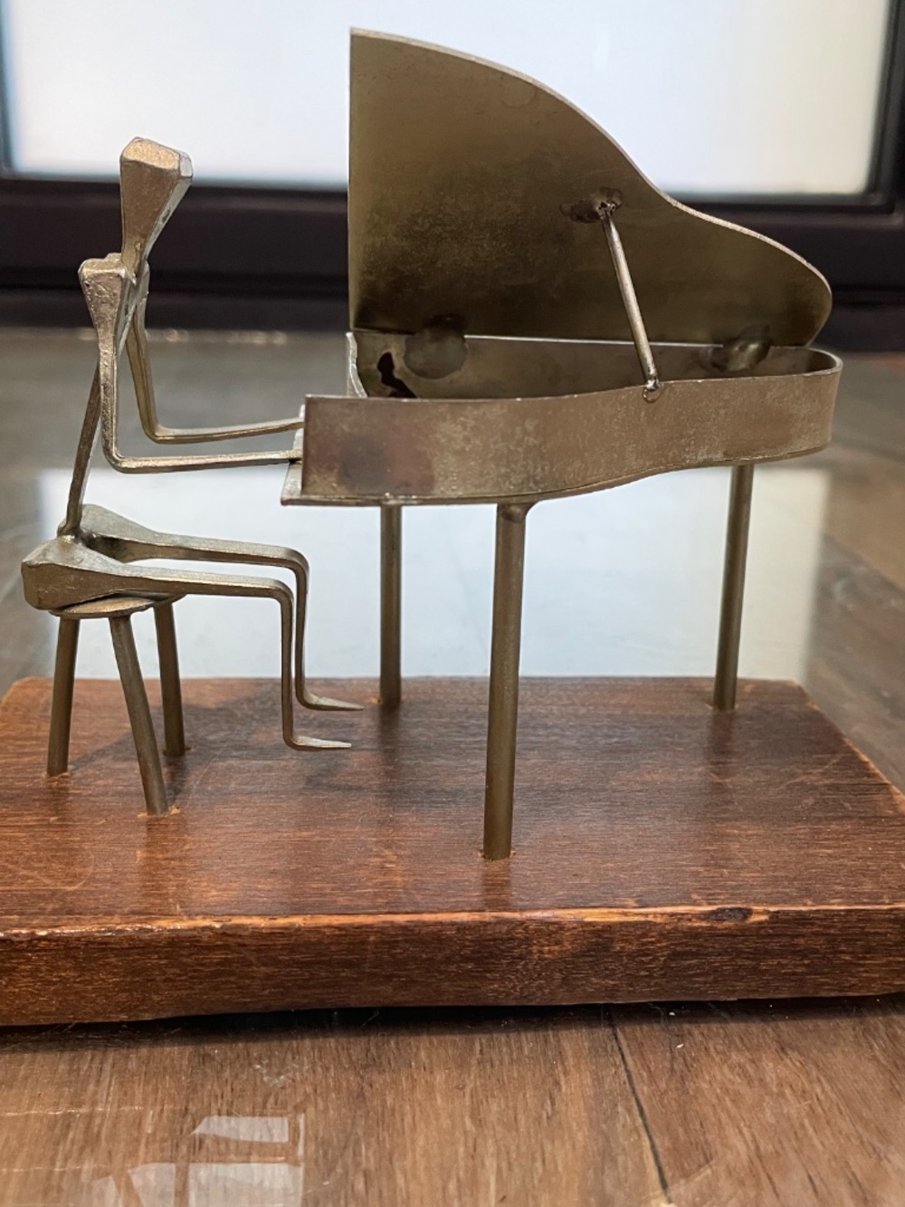 Metal Pianist at Piano 3D Art